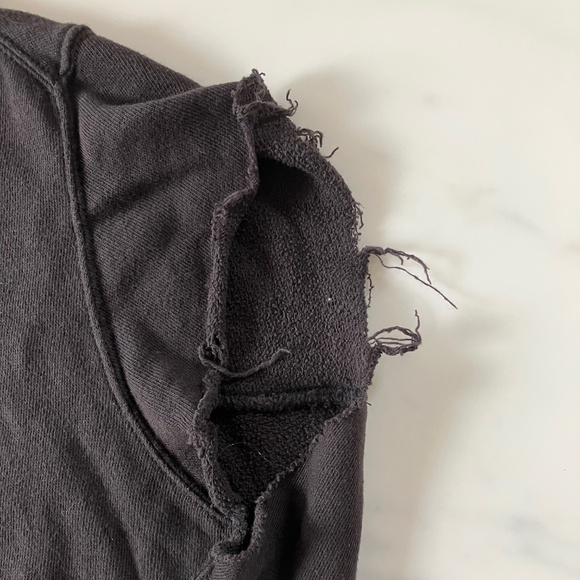 RARE! R13 Distressed Sleeveless Biggie Notorious B.I.G. Hoodie L XL - Picture 5 of 6